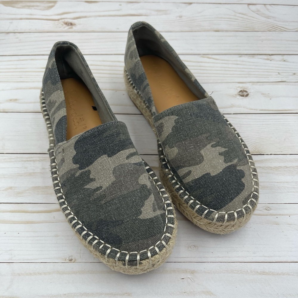 Splendid Laney Womens 6.5 Camo Platform Espadrille - Picture 2 of 8
